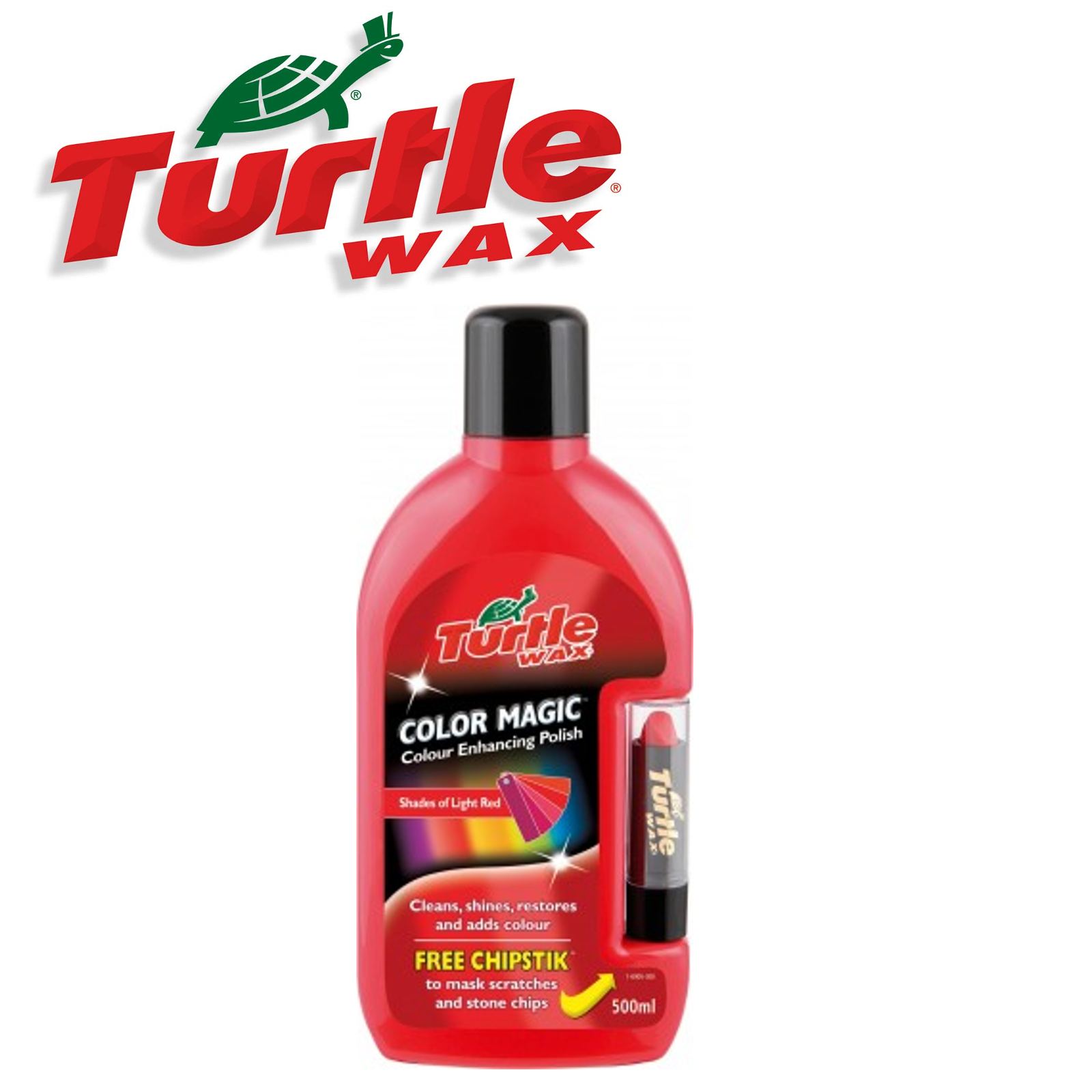 Turtle Wax Color (colour) Magic with Chipstick RED eBay
